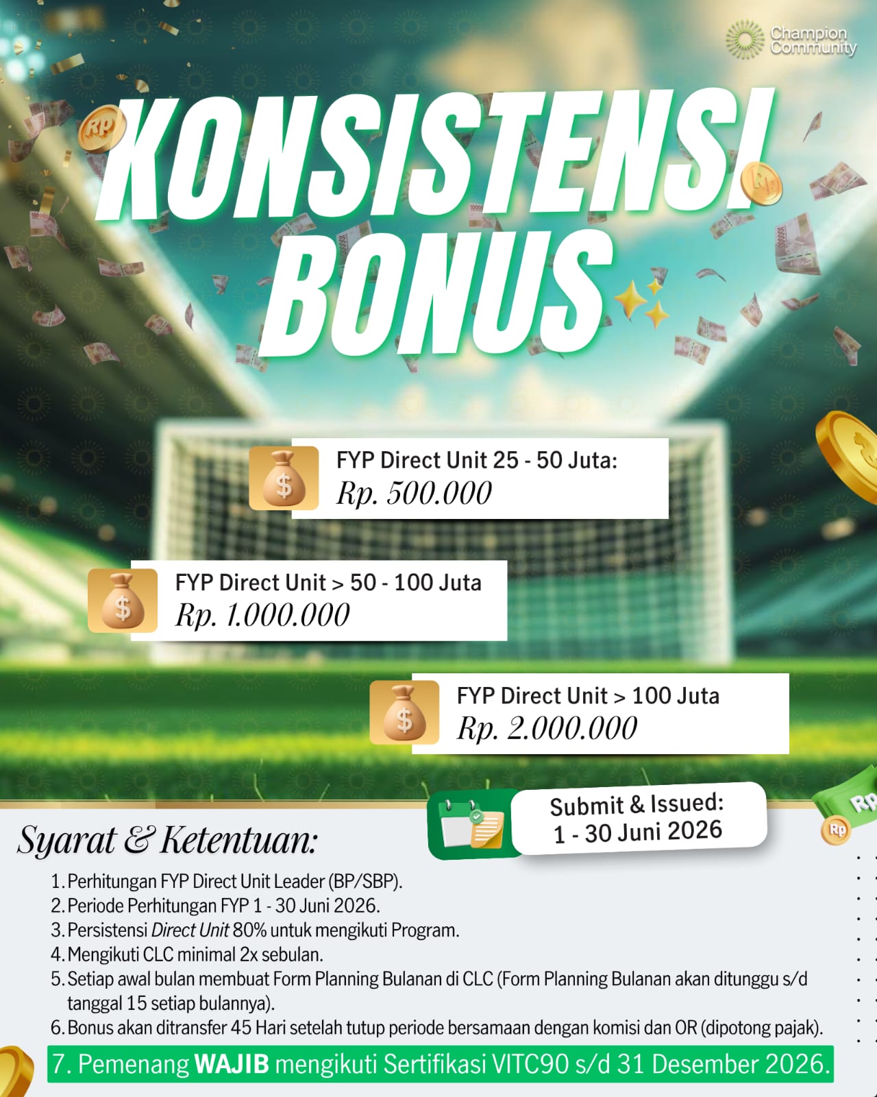 Konsistensi Bonus